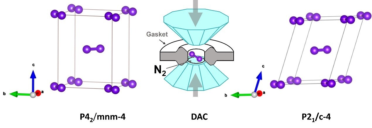 γ-N₂の長年の結晶構造の謎を解明 （Researchers Resolve Long-Standing Structural Mystery of γ-N2）
